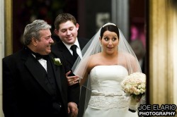 you gotta love sabrina's expression just moments before shes walks down the isle