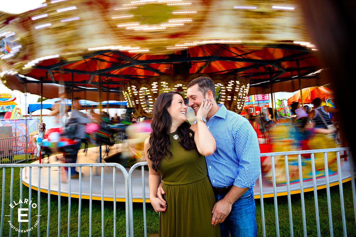 Fair Engagement Photos | Becky & Carmine
